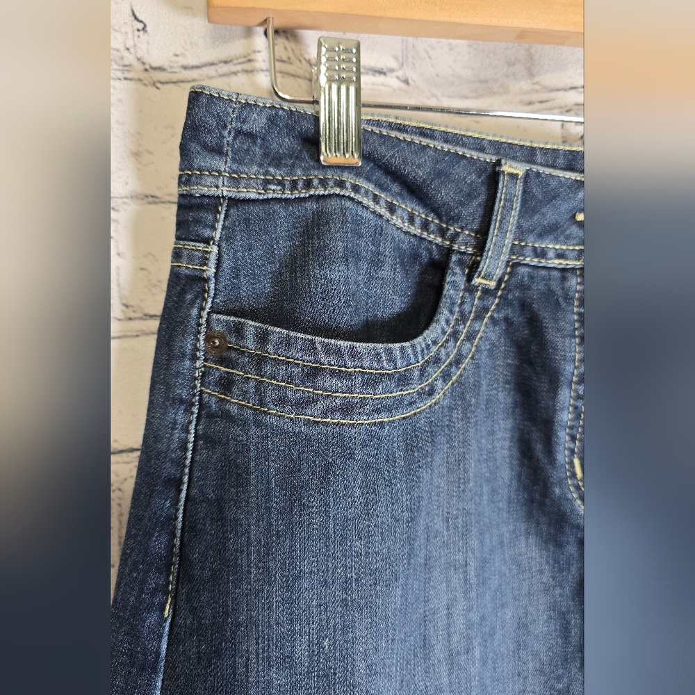 Boden Denim Jean A-Line Mini Skirt Size 8 - Picture 2 of 7